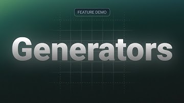 👉 Learn about Generators on MOSTLY AI!