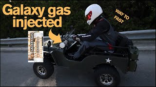 INJECTED GALAXY GAS INTO MY MINI JEEP UNTIL IT EXPLODES