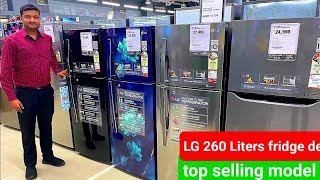 LG 260 Liters double door refrigerator/ lg refrigerator