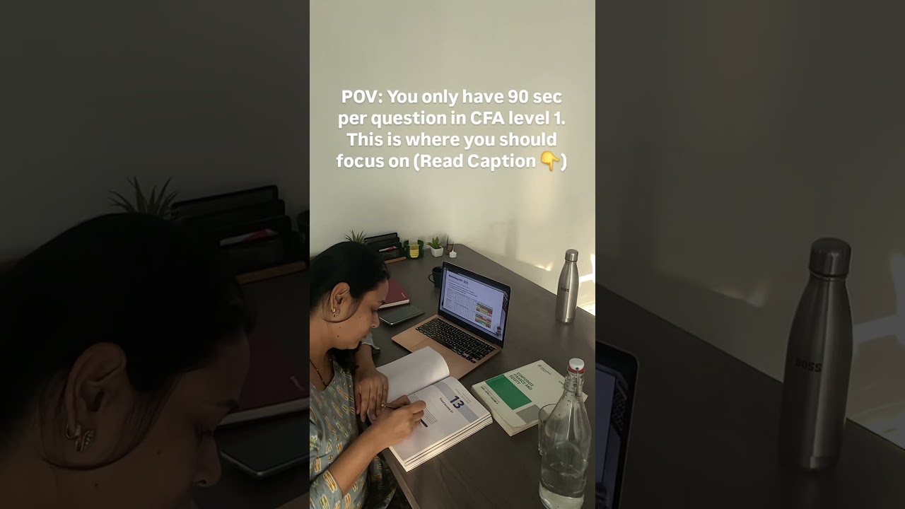 Only 90 sec per question in CFA L1😨😨 This can save you 