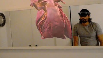 AR Vizua platform and Microsoft Hololens - CT scan Heart