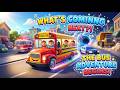 Wheels on the Bus: Fire Trucks, Police Cars &amp; More! | Preschool Vehicle Song