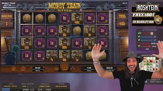 ⭐️ROSHTEIN⭐️NEW WORLD RECORD WIN 183.650€💥Money Train💥Relax Gaming
