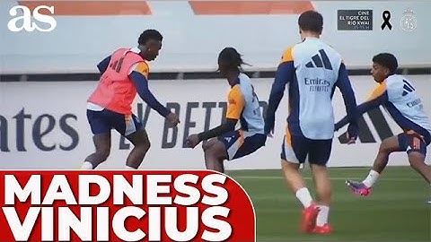 Vinicius Jr. sets Real Madrid training ablaze with brilliant assist to Endrick