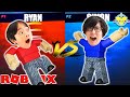 Smash Bros in Roblox!! Ryan vs Shion!!