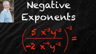 Simplifying Expressions with Negative Exponents  Made Easy.