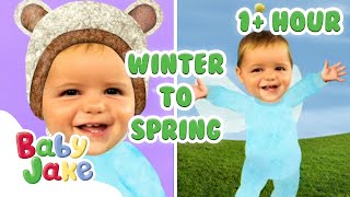 @BabyJakeofficial  - Bye Bye Winter, Hello Spring! ❄️🌷 | Full Episodes | 1+ Hour | Yacki Yacki Yoggi