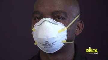 How to correctly fit 3M disposable respirator | Delta Health and Safety Equipment