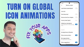 How to Turn On Global Icon Animations in Android