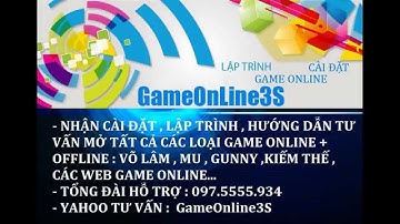 Hướng dẫn cách cài đặt game Võ Lâm Offline - Jx 1 Offline