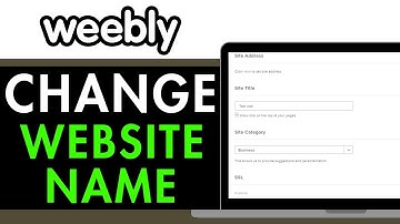 How to Change Your Weebly Website Name 2025 (SIMPLE STEP)