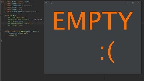 Intellij Swing GUI designer: empty window and/or null components fix
