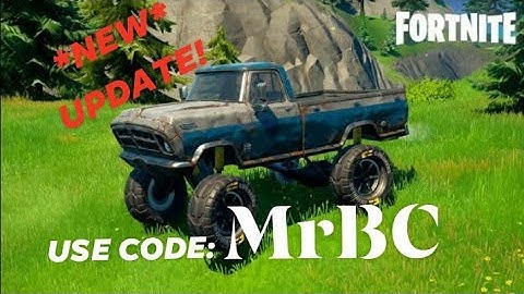 *New* Fortnite Car Update! New Bows, Skins, Monster Trucks and Name "MrBC"