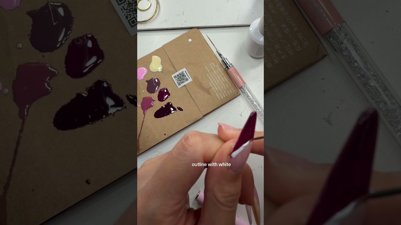 french design tutorial 😋 #nails #nailinspo #nailtech #naildesign #nailtutorial