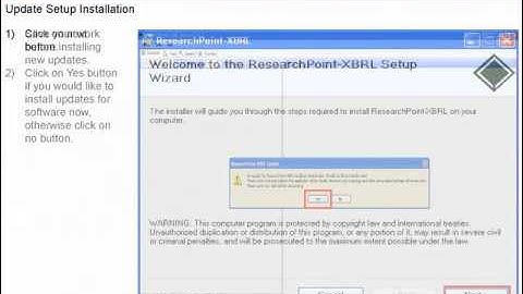 XBRL tagging and conversion tool - ResearchPoint XBRL-Update Setup File