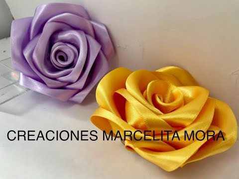 MANERAS FACILES DE HACER ROSAS DE LISTON / ROSAS ETERNAS 🌹 