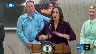 Governor Beshear gives update on prefabricated homes project