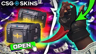 CSGOSKINS $5000 CASE OPENING! Csgo-skins Promo Code 2024