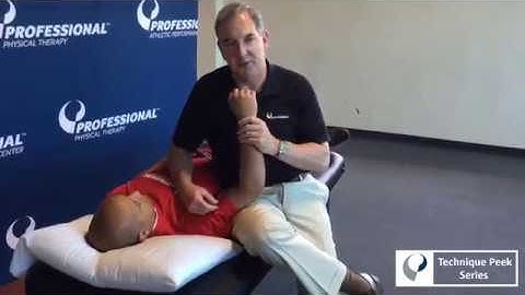 Shoulder External Rotation Passive Range of Motion  |  Technique Peek Series