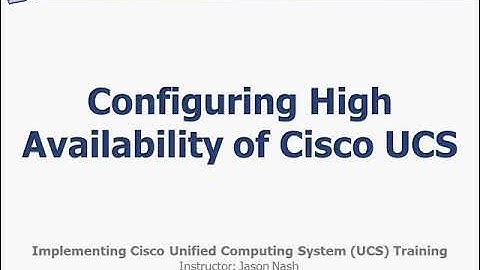 Cisco UCS |Configuring High Availability #Virtualization #ciscoucs #technology #hypervisor