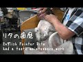 リタの歯磨きトレーニング!　イングリッシュポインター　English pointer　Dog's toothpaste training　のんびりおやじD