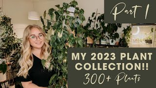 300+ Plant Collection Tour 2023!! | PART 1: Plant Room