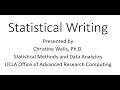 Stat writing Summer 2021