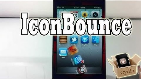 IconBounce (Cydia Tweak) - Flipping & Spinning Dock Icons On For iPhone iPod Touch And iPad