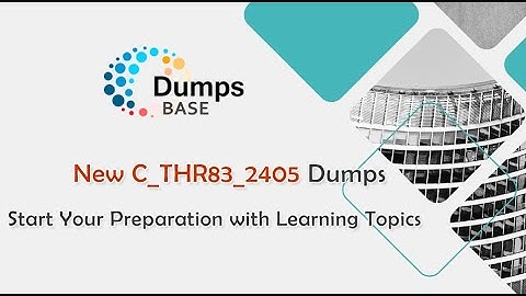 New C_THR83_2405 Dumps - Prepare for Your SAP SuccessFactors Recruiting Recruiter Experience Exam