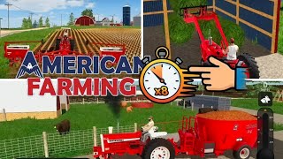 Comprando GADO: alimentação com FENO e SILAGEM! AMERICAN FARMING gameplay 8x!