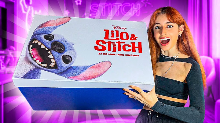 CAIXA SURPRESA DO STITCH!!!