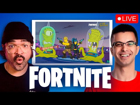 SanchoWest and NickEh30 play the Simpsons Live Event! #fortnite