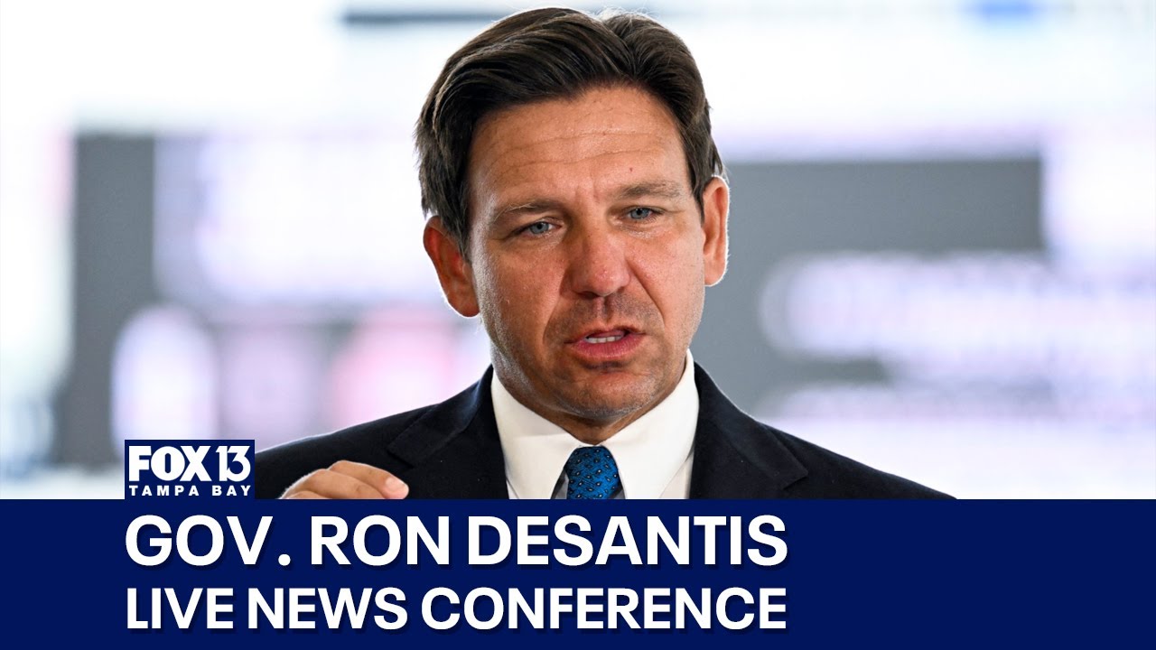 Gov. DeSantis news conference in Destin - YouTube
