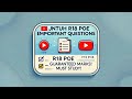 "JNTUH R18 POE Important Questions for All Units | Guaranteed Marks!"