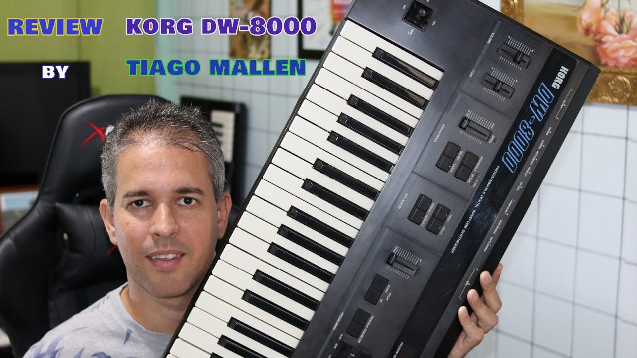 KORG DW-8000 - 1985 -REVIEW (TEST SOUNDS) by TIAGO MALLEN