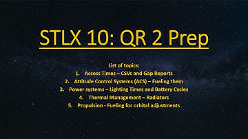 StellarXplorers Season 10 - QR2 Prep Video