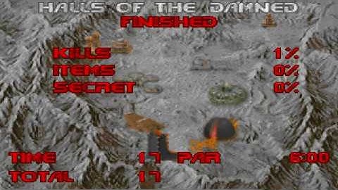 Ultimate Doom - E2M6: Halls of the Damned in 17 seconds