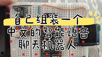 自己动手组装一个中文的智能语音聊天机器人,支持32国语言