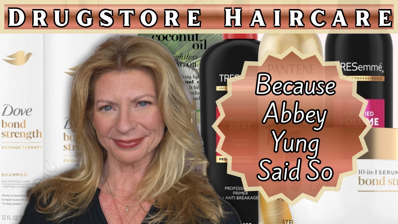 Drugstore Haircare I purchased because Abbey Yung said so