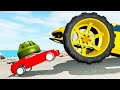 Beamng drive - Real Cars vs Toy Сars #11