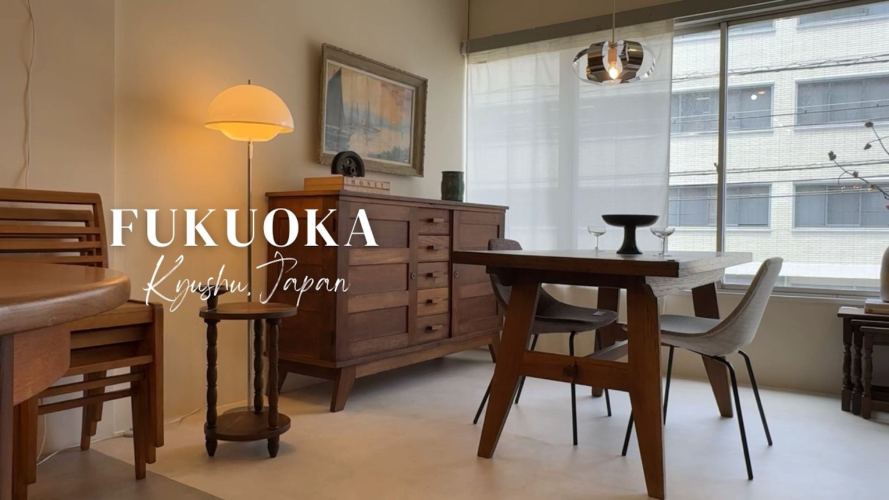 【福岡Vlog】インテリア雑貨と器とカフェと食と。｜薬院・平尾・天神
