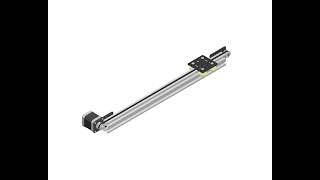 Linear guide animation with NEMA 17 motor on 40x20 v-slot profile