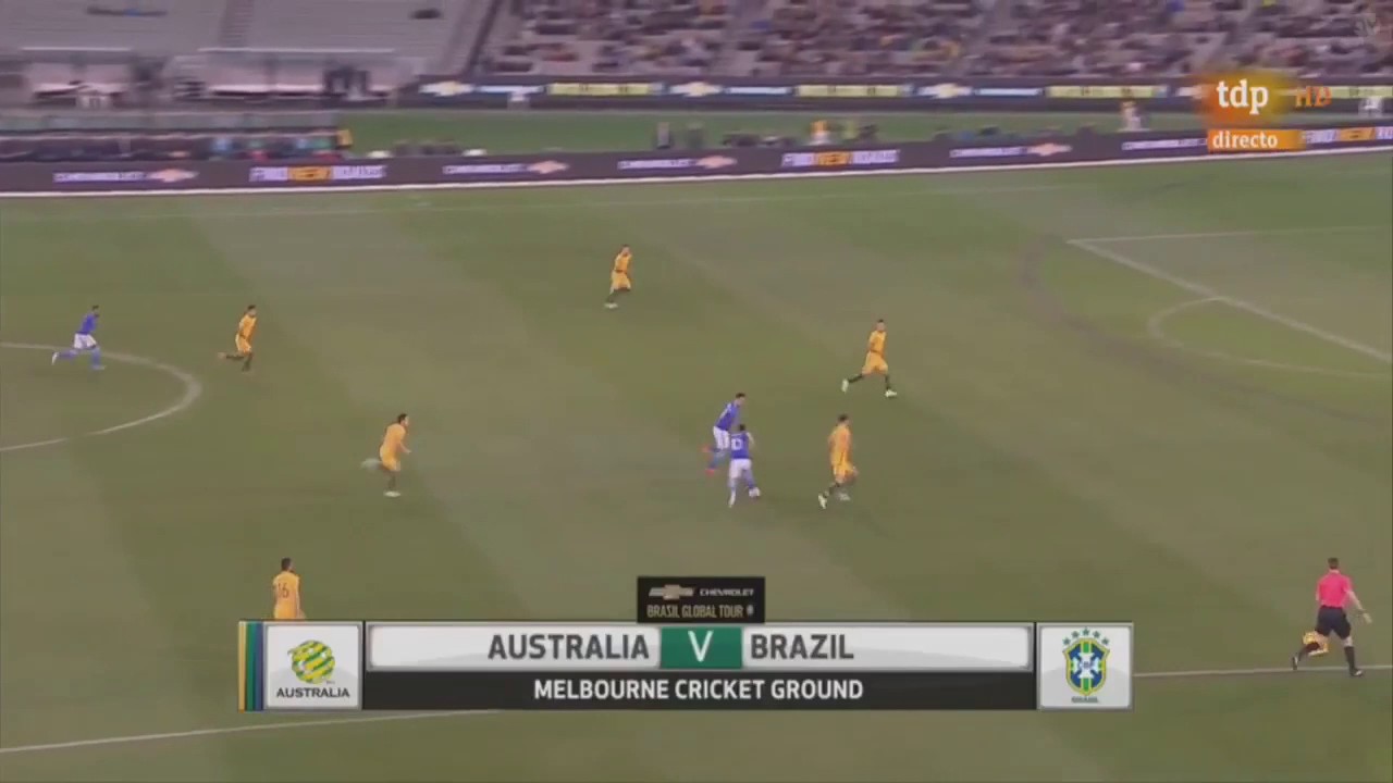 Australia vs Brazil 0-1 GOAL Diego Souza 13/06/2017 HD