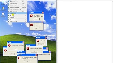 Windows XP virus testing video MEMZ.exe