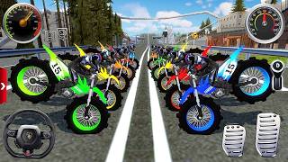 Extreme Stunts Driving on Motor dirt Bikes #1 - Impossible bike Racing Offroad game Android Gameplay screenshot 5