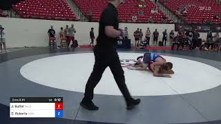 70 Kg Cons 8 #1 - Jacob Butler, Oklahoma Regional Training Center Vs Drew Roberts, Gopher Wrestlin