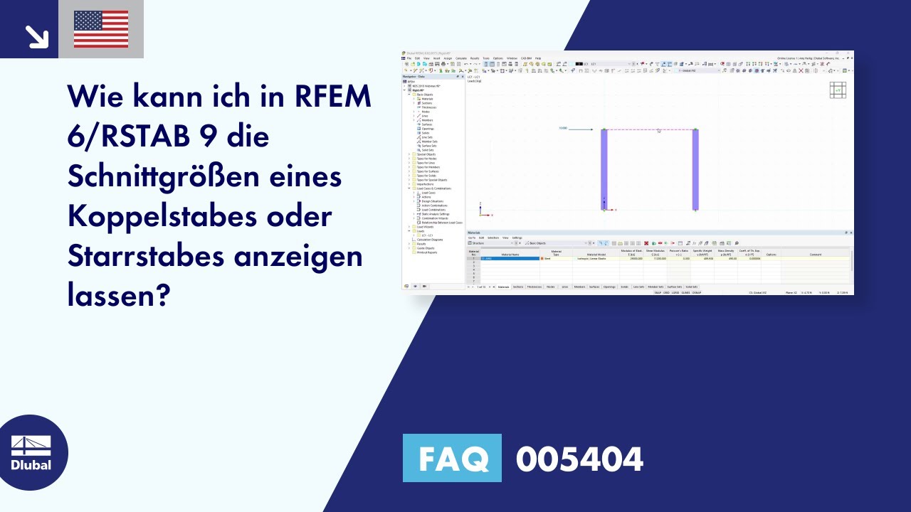 [EN] FAQ 005404 | Wie kann ich in RFEM 6/RSTAB 9 die Schnittgrößen ...