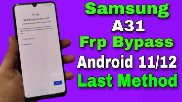 Samsung A31 Frp Bypass/Google Account Unlock Android 12/11 | Samsung A31 Frp Unlock | New Security