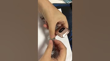 fitbit versa diamante replacement watch band installing video