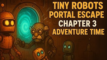 Tiny Robots Portal Escape Chapter 3: Adventure Time | Full Walkthrough & Puzzle Gameplay
